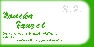 monika hanzel business card